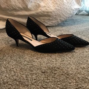 Re-heeled French Connection black heels